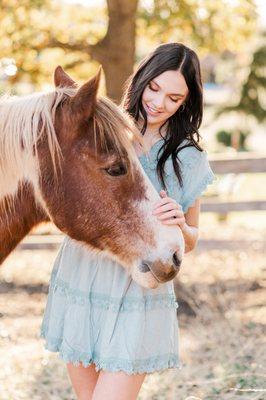 Senior Portrait Session at Anselmo Vineyards