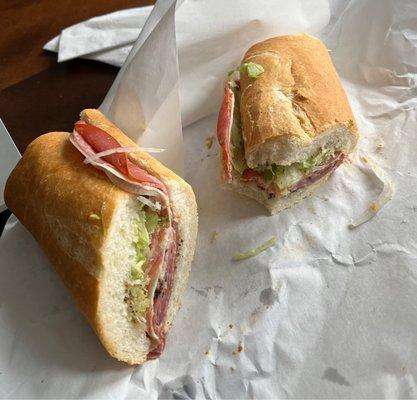 The Italian Sandwich without peppers