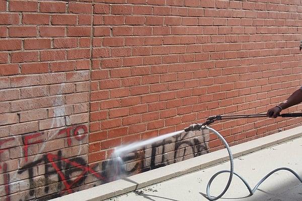 We use top of the line chemicals and equipment to remove any graffiti marks.