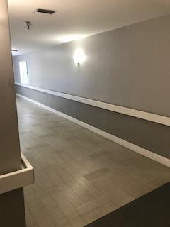 Brand new floors and renovated halls.