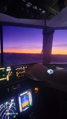 Night time flying in the sim.