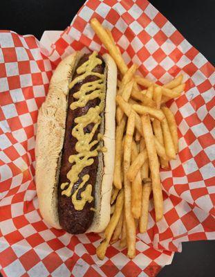 Pork Sausage with Fries