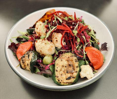 Grilled veggie salad (without feta)