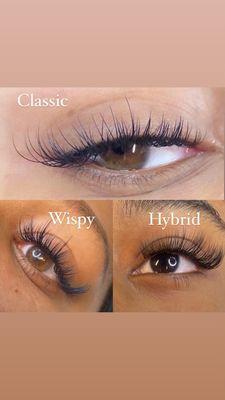 We have special discount for lashes extensions