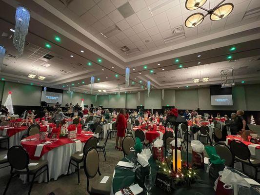 Lighting, tables, chairs - all part of their facilities