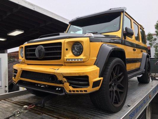 G63 BRABUS in for repairs