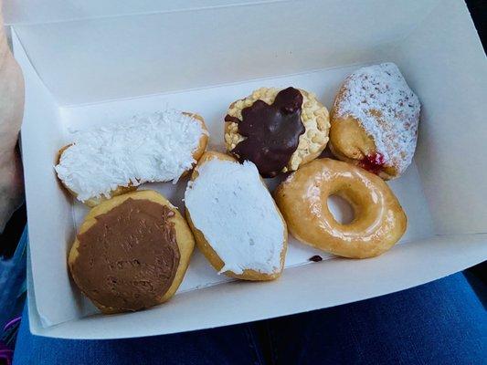 Half dozen donuts