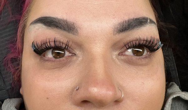 Classic Lash Extensions with Butterfly Lash Decals