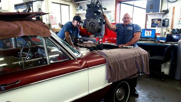 1963 Mercury getting a rebuilt Engine this week.