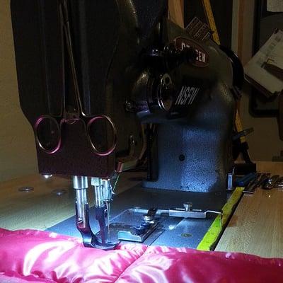 This is one of my machines that US Sewing repaired.