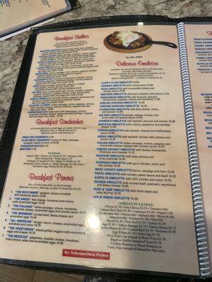 Updated menu photos