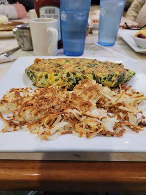 Great omelets and hash !