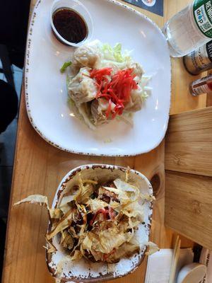 Pork Shumai and Takoyaki