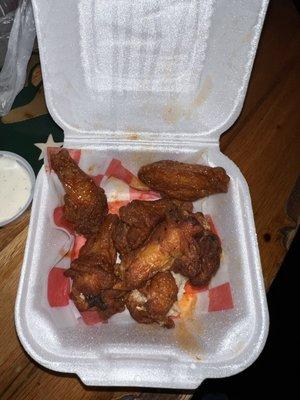 6pc Buffalo wings