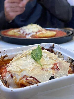 Lasagna and Chicken Parmigiana