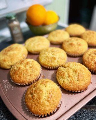 Cardamom Orange Muffins