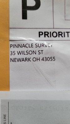 Survey company in OH, sends a check from a shady C.U. in CA affiliated/w a closed crony in Tx?.