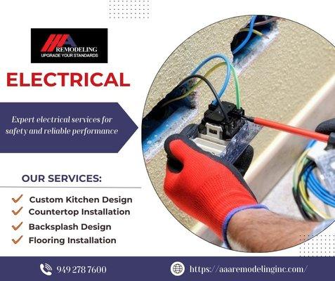 Planning a home remodel or just need electrical upgrades?

AAA Remodeling has you covered!