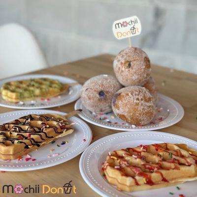 Mochi Waffle & Mochi Balls