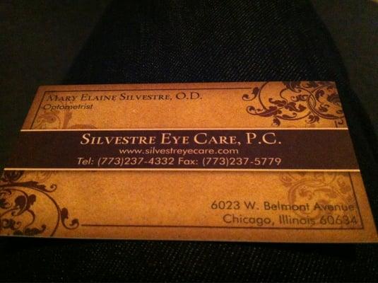 Silvestre business card