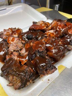 Rib tips "Chicago Way"