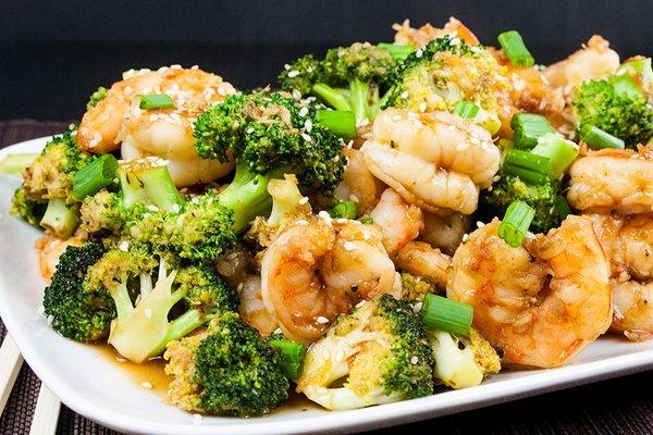 shrimp w. Broccoli