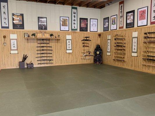 Dojo training area