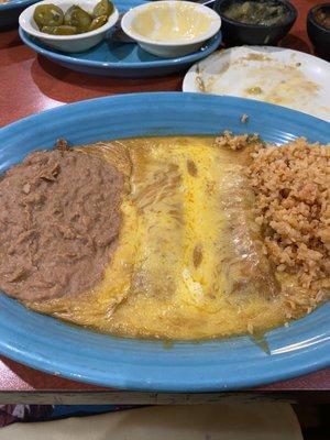 Cheese enchiladas (2)