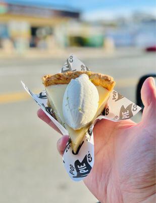 Key Lime Pie Slice