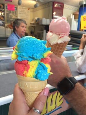 Superman Ice Cream! A childhood favorite.