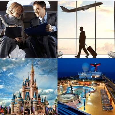 Corporate, airport, theme parks and cruise transportation.