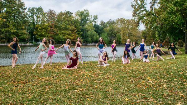 Group Ballet Dance Company Photoshoot