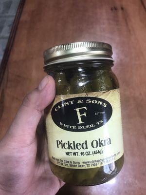 Pickled okra