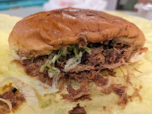 Torta de carnitas