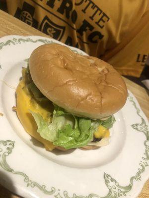 My son's cheeseburger