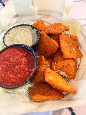 Fried Cheese Ravioli