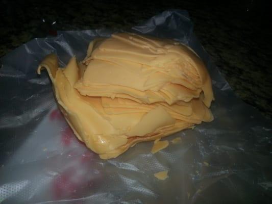 Thanks for cheese at the deli.  How am I supposed peel this apart?