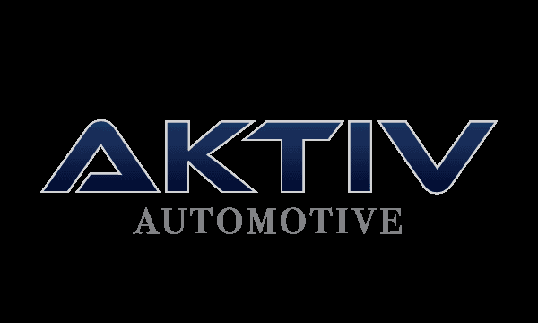 AKTIV Automotive logo with black background.