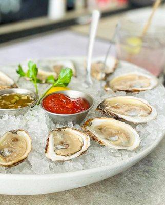 Fresh oysters daily