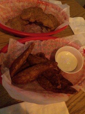 Chicken tenders and Fiery Chicken Tenders