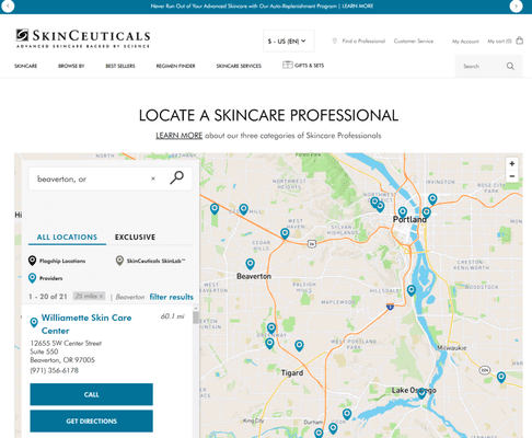 We are among the official providers for SkinCeuticals, which means you can always get the best price from us!