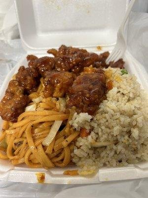 Orange chicken Combo A