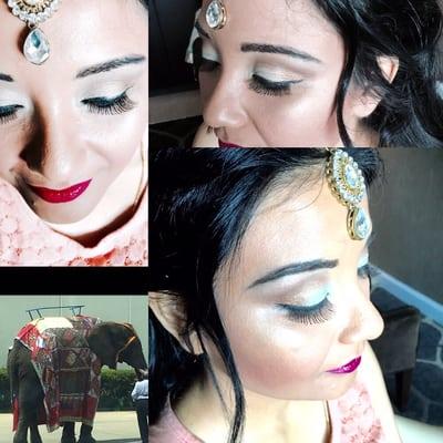 Indian makeup #indianmakeup #bridalmakeup #Maangtika #jewelry #indianparty #tikka