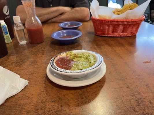 Really, this green goo was NOT real guacamole and our server admitted it was from a jar!