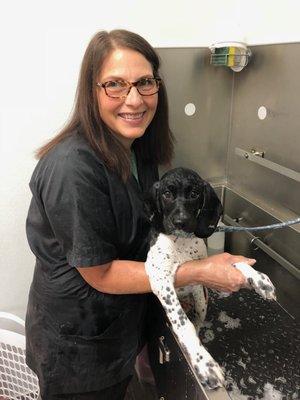 Elizabeth, owner and groomer