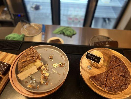 Coffee cake on the left - I plan on trying this soon!