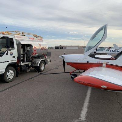 Refueling service - very fast!