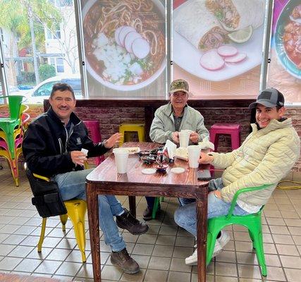 Mi Reyna Tortillería: Escondido's favorite tortillería is now the newest taquería in town! Their smile says it all! Try our handmade tacos!