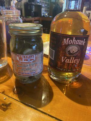 These pickles sent me... had to buy a jar and the moonshine!