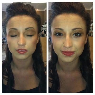 Prom makeup by Angela